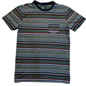 Beautiful Giant Aztec Vertical striped shirt men’s size Medium